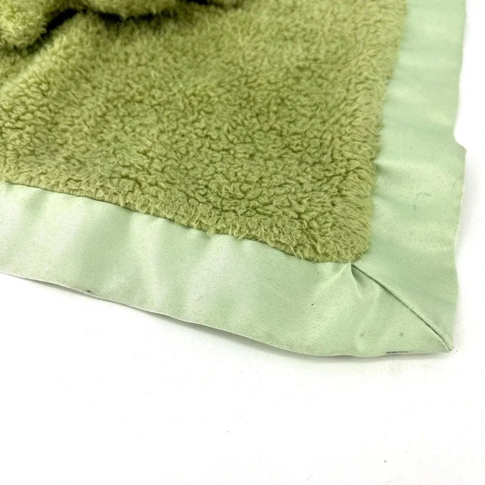 Apricot Lamb Stuffed‎ Animals Green Dinosaur Security Blanket/Lovey Satin Trim